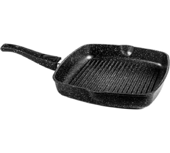 Изображение товара Сковорода-гриль Горница 260/260 мм, гранит, съемная ручка ТБ17523