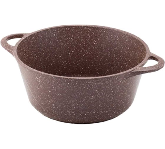 Изображение товара Кастрюля Горница 3 л, без крышки, антипригарное покрытие, шоколад ТП5848