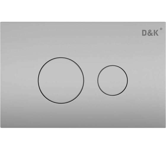 Изображение товара Клавиша смыва D&K Venice матовый хром DB1029002