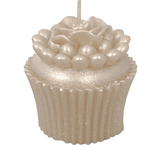 Изображение товара Декоративная свеча МУЛЬТИДОМ Капкейк 6x5.5 см МС5-113