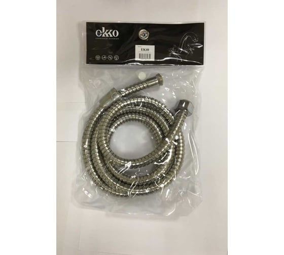 Изображение товара Шланг для душа EKKO 150 см., хром ek40