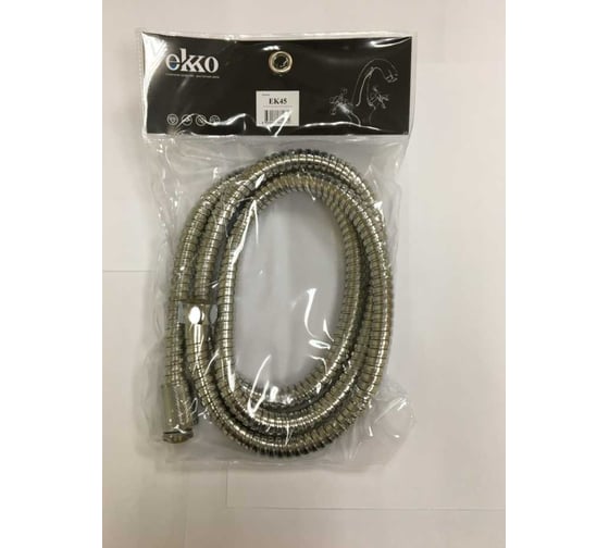 Изображение товара Шланг для душа Ekko 150 см хром ek45