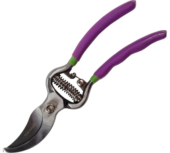 Изображение товара Прямой секатор DON GAZON цельнометаллический, обрезиненные рукоятки, 200 мм 249961