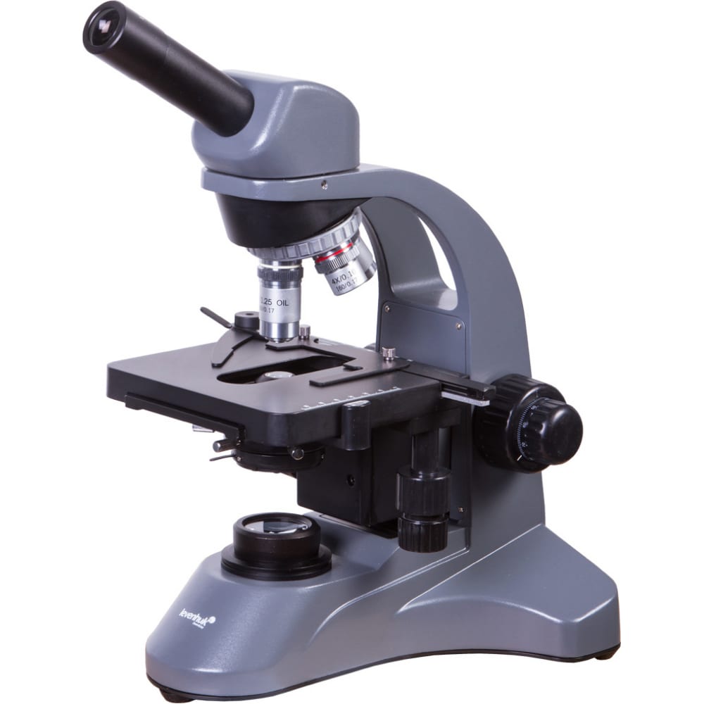 Монокулярный микроскоп Levenhuk микроскоп цифровой levenhuk d95l lcd монокулярный