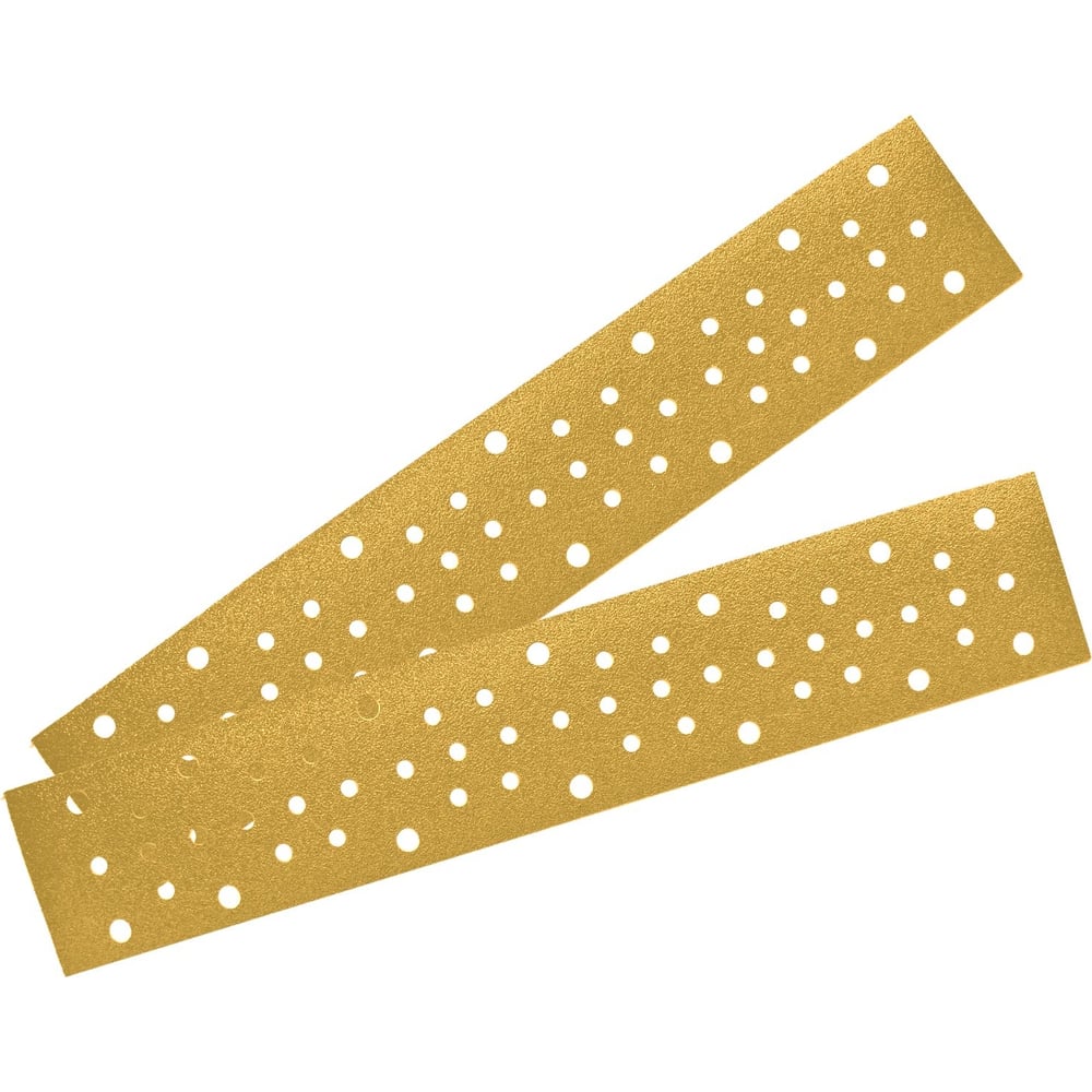 Изображение товара Полоска абразивная с пылеотводом GOLD LINE 70x400 мм P60, 53 отверстия, 100 шт