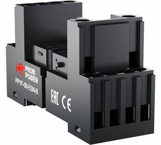 Изображение товара Колодка для реле Prompower серии pmy2, винтовые клеммы, ppyf-08-esn-b PPYF08ESNB