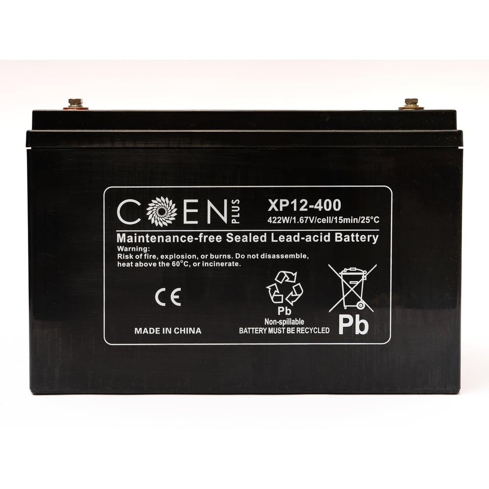 Изображение товара Аккумуляторная батарея CoEn Plus XP12-400 12 В 101 Ач AGM для авто и промышленных систем