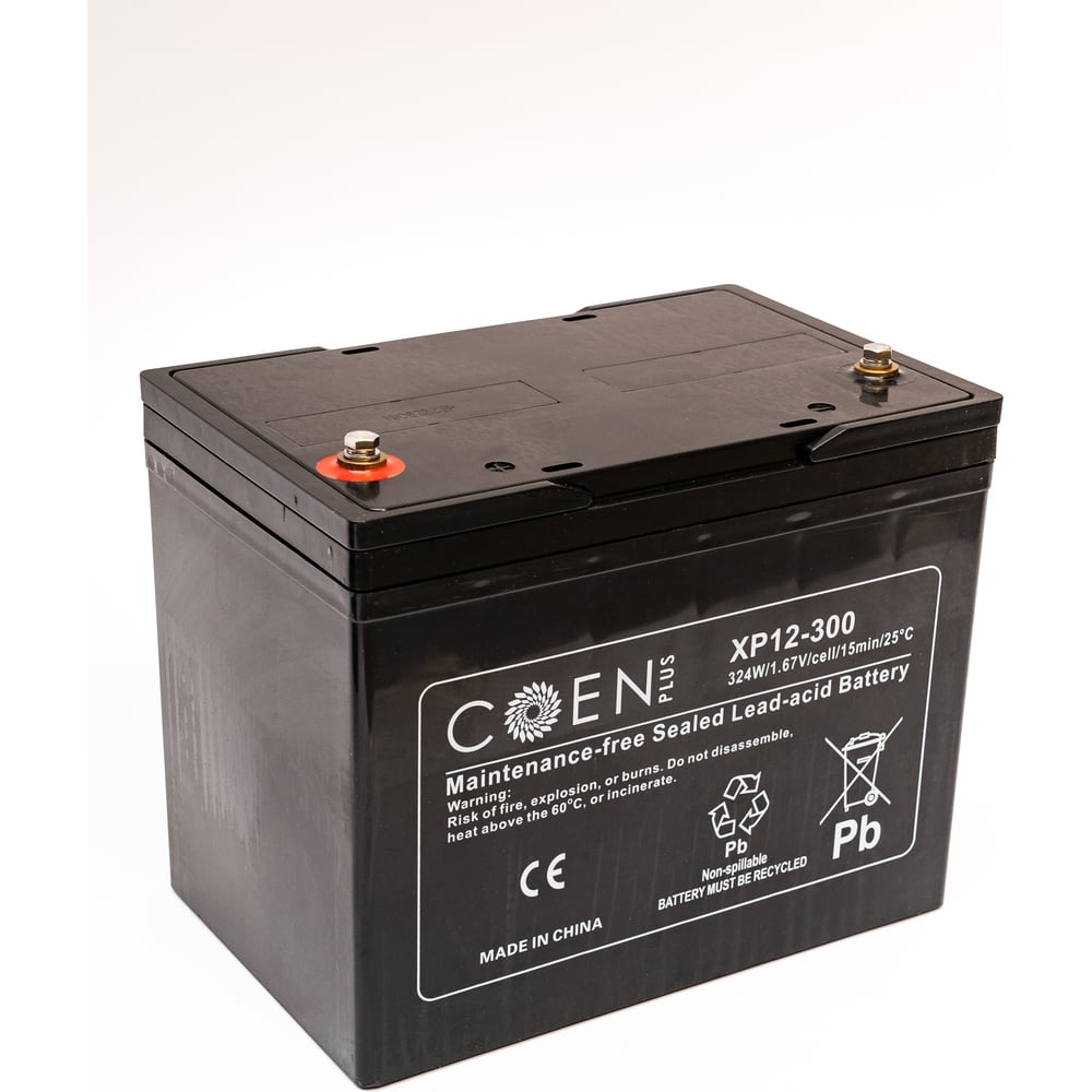 Изображение товара Аккумуляторная батарея CoEn Plus XP12-300 12 В 82 Ач AGM