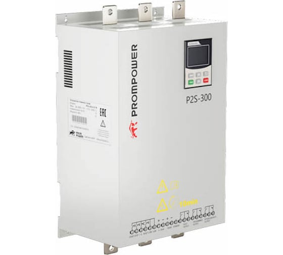Изображение товара Устройство плавного пуска Prompower p2s-300-4-320-b, напряжение 380 в, мощность 320 квт, 630 а P2S3004320B