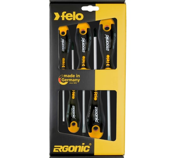 Изображение товара Набор отверток 5 шт. в упаковке Felo Ergonic 40095118