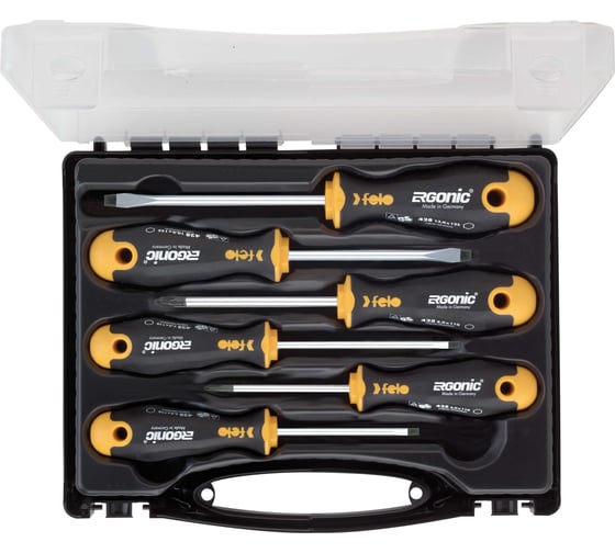 Изображение товара Набор отверток 6 шт в кейсе Felo Ergonic 40020636