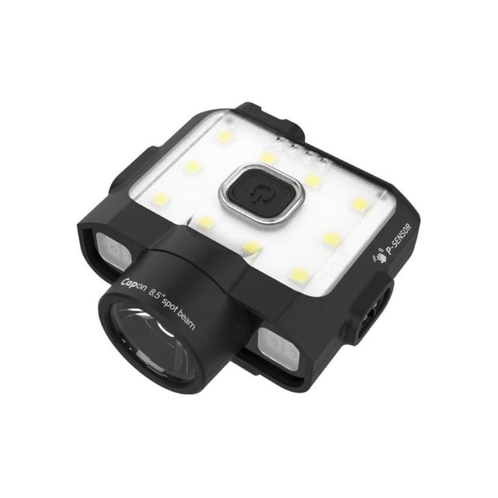 Изображение товара Налобный фонарь CLAYMORE Capon 120D Black с мощным световым потоком и влагозащитой