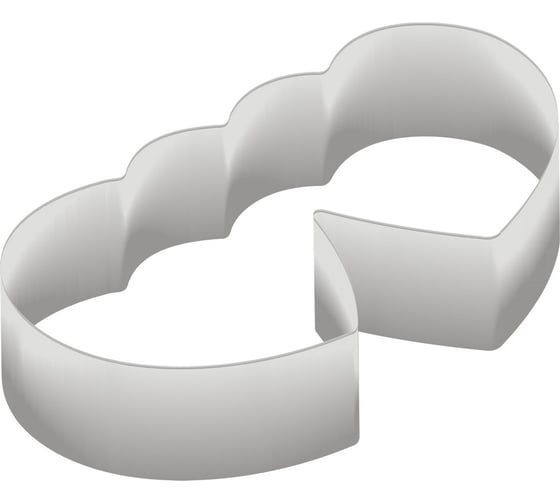 Изображение товара Кулинарная форма МУЛЬТИДОМ Союз сердец 9x5 см, высота 2 см DA8-222