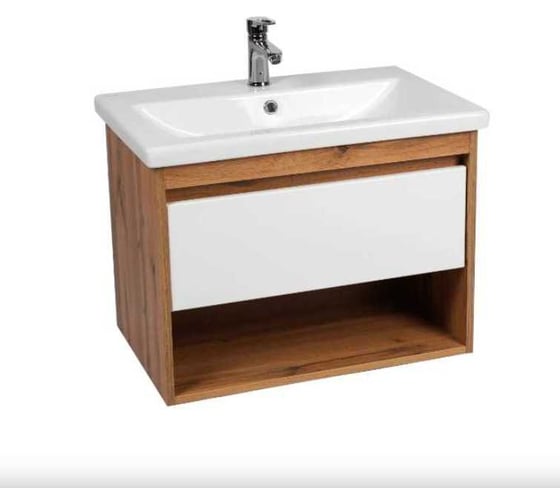 Изображение товара Тумба Viant Бостон como 70 1 ящик подвесная 425x655x500 VBOS70CO-T1YP