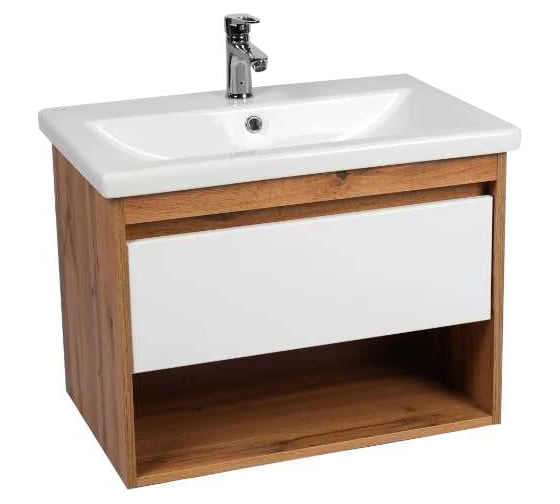 Изображение товара Тумба Viant Бостон como 50 1 ящик подвесная 380x460x500 VBOS50CO-T1YP