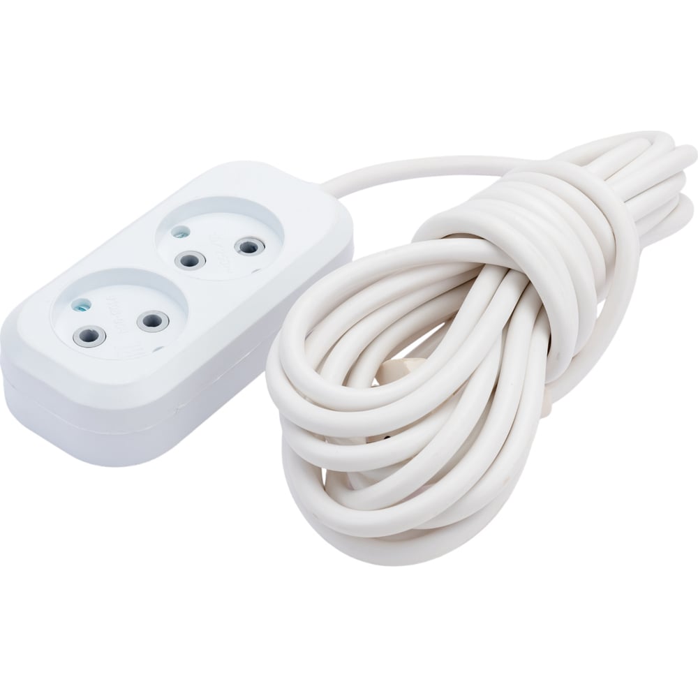 Изображение товара Сетевой улинитель ПЕРЕСВЕТ+ Р/С-2 шнур ПВС 2*1- 5м 4620003921506