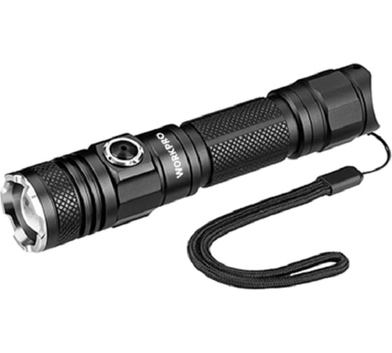 Изображение товара Алюминиевый масштабируемый аккумуляторный фонарик WORKPRO1200LM  WP351006