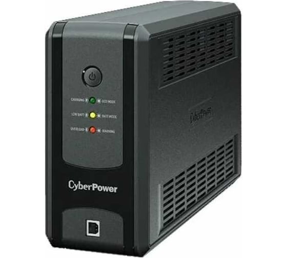 Изображение товара ИБП CYBERPOWER Line-Interactive 650VA/390W USB/RJ11/45 4 IEC С13 UT650EIG