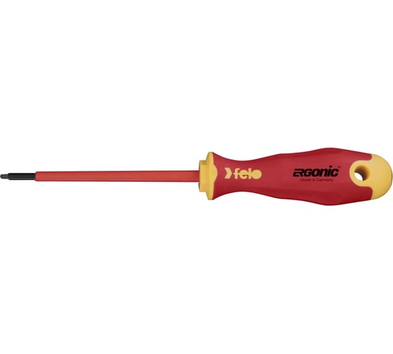 Изображение товара Диэлектрическая отвертка Felo Ergonic квадрат SQ 1X100 41910090