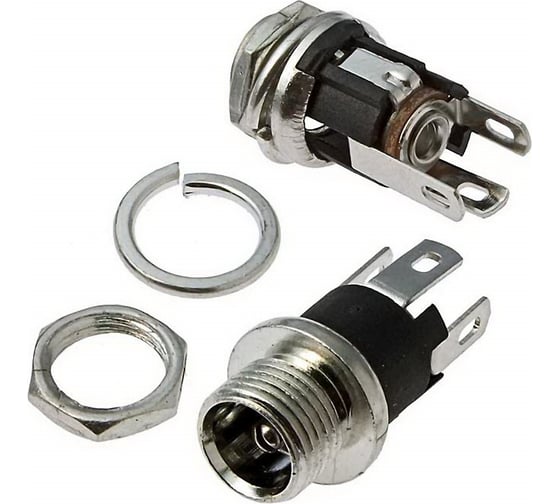 Изображение товара Разъем питания Pro Legend штырьковый 2.0 мм, монтаж на панель PL2395