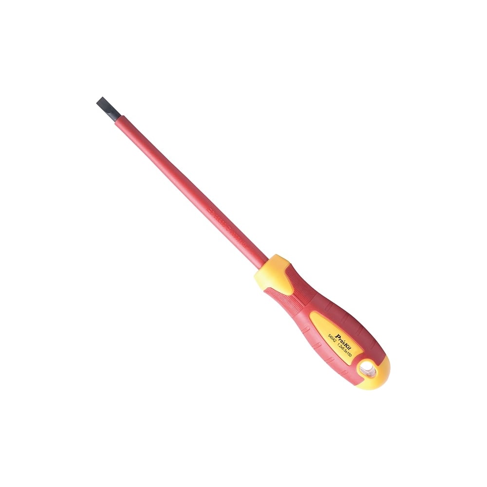 Изображение товара Отвертка ProsKit диэлектрическая 1000В (- 6.5x150) SD-810-S6.5 (аналог SD-800-S6.5) С00040253