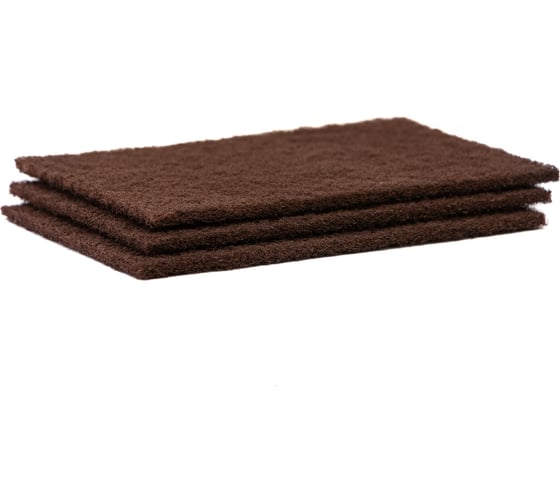 Изображение товара Лист нетканый шлифовальный 100x200 мм, fine (P180), 3шт Totflex 4631170352284