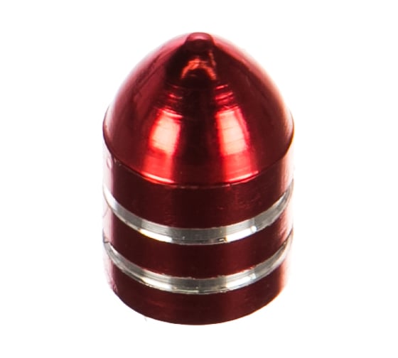 Изображение товара Набор декоративных колпачков алюминиевые, красные, 4 шт. IMG V714