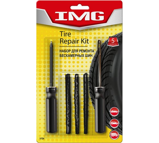 Изображение товара Набор для ремонта бескамерных шин IMG V104