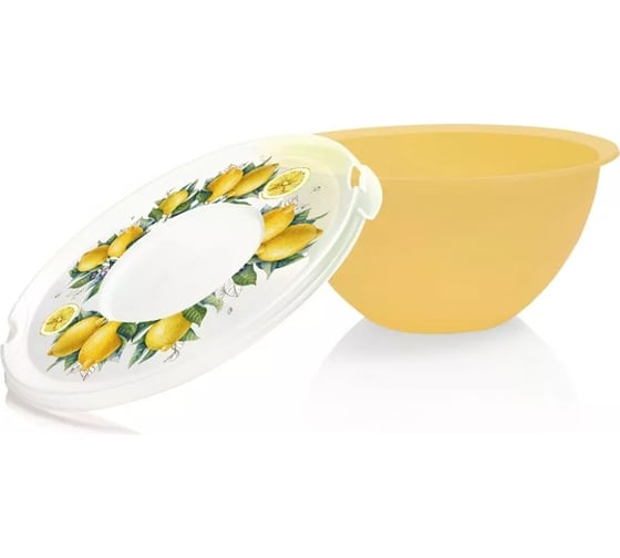 Изображение товара Миска с крышкой Полимербыт Fresh 4 л 433570300