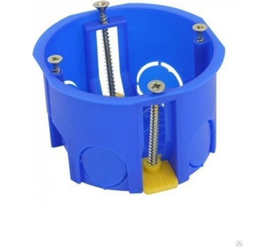 Изображение товара Коробка u-plast установочная приборная для полых стен с пластмассовыми лапками УПп 68/45.1.2. (200 шт) 020-011Ч