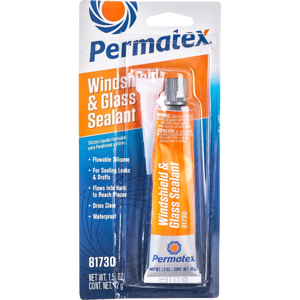 Суперпроникающий клей-герметик для автомобильных стёкол и фар PERMATEX герметик для автоматических трансмиссий permatex