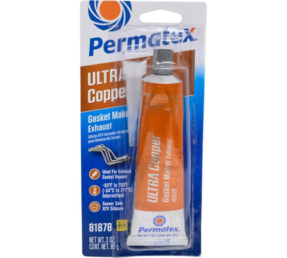 Изображение товара Термостойкий формирователь прокладок с медью 85 г. PERMATEX УЛЬТРА КУППЕР 81878