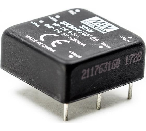 Изображение товара Преобразователь Mean Well SKMW30F-12 DC-DC 30Вт Т02697932