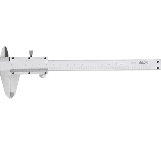 Изображение товара Штангенциркуль Micron ШЦ-1-150 0,02 (ГРСИ №70557-18) PRO 124447