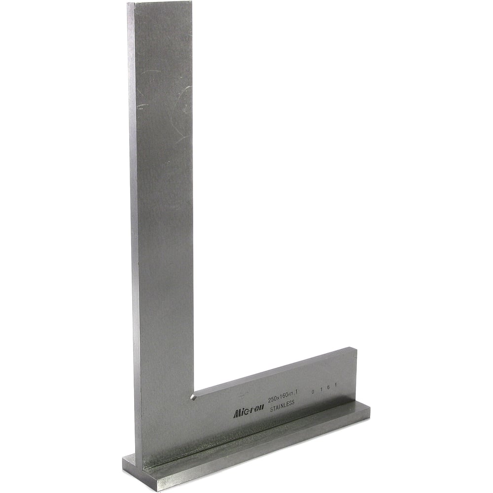 Изображение товара Поверочный угольник Micron 250x160 мм класс 1 профессиональный
