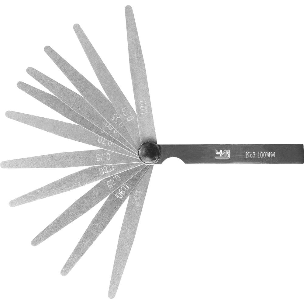 Изображение товара Набор щупов для измерения зазоров ЧИЗ N3 0,5-1 мм 11 шт