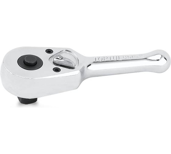 Изображение товара Трещотка с металлической рукояткой TOPTUL мини 3/8 дюйма 45 зубьев 110 мм CHDI1211