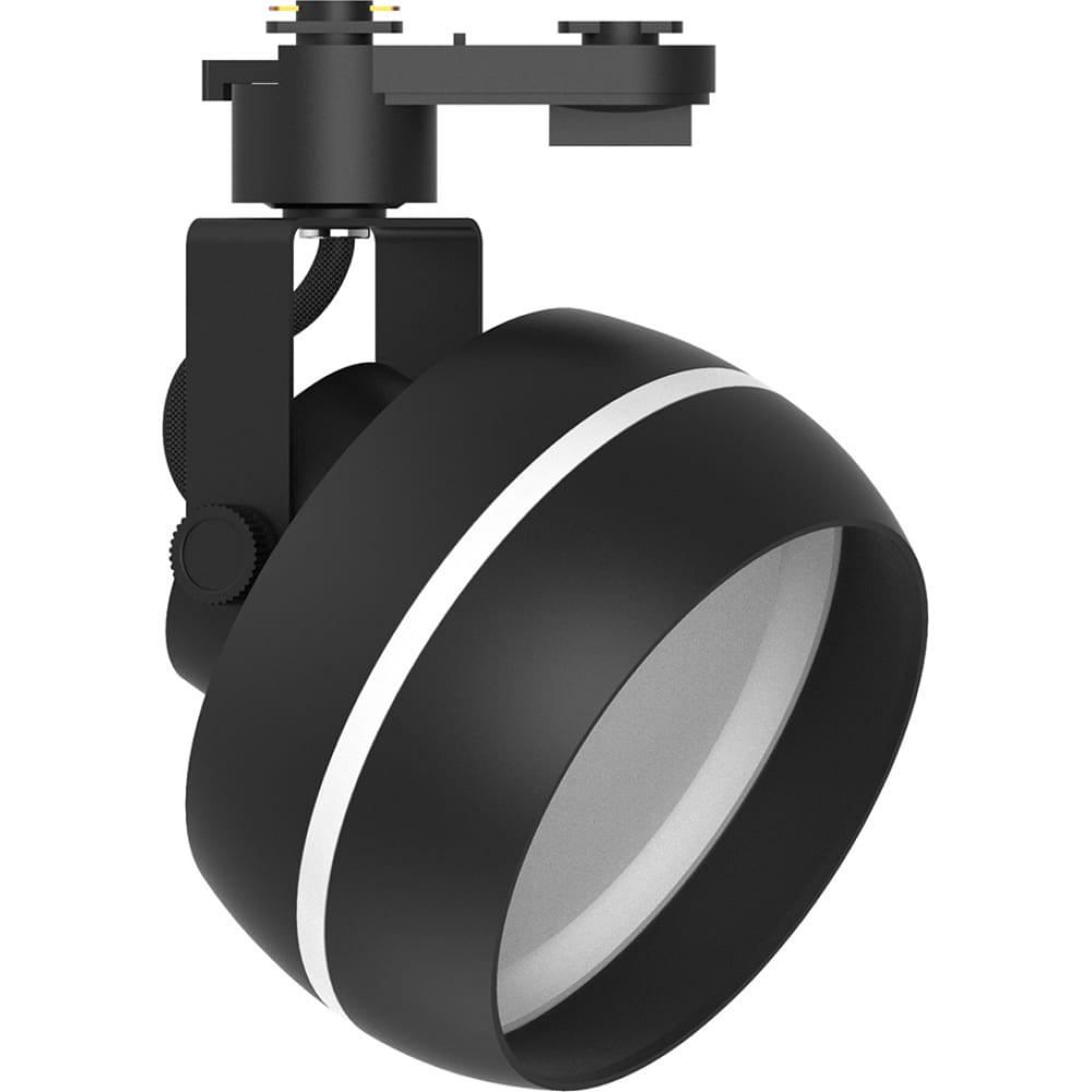 Трековый однофазный светильник FERON, цвет черный 48553 - фото 1