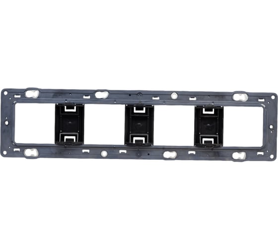 Изображение товара Суппорт Legrand, монтаж на винтах Программа Batibox вертикальный/горизонтальный монтаж 4 -местный -10 модулей 080254