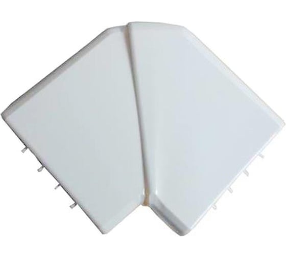 Изображение товара Угол розетка Legrand плоский 90° для односекционных кабель-каналов DLP 50х150 белый 010789