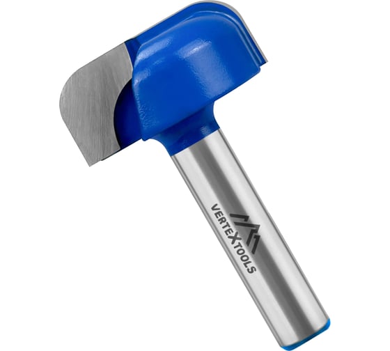 Изображение товара Фреза пазовая фасонная хв-к 8 мм, d-28.6 мм, h-13 мм, r-6.35 мм, l-48 мм vertextools 3506-081329