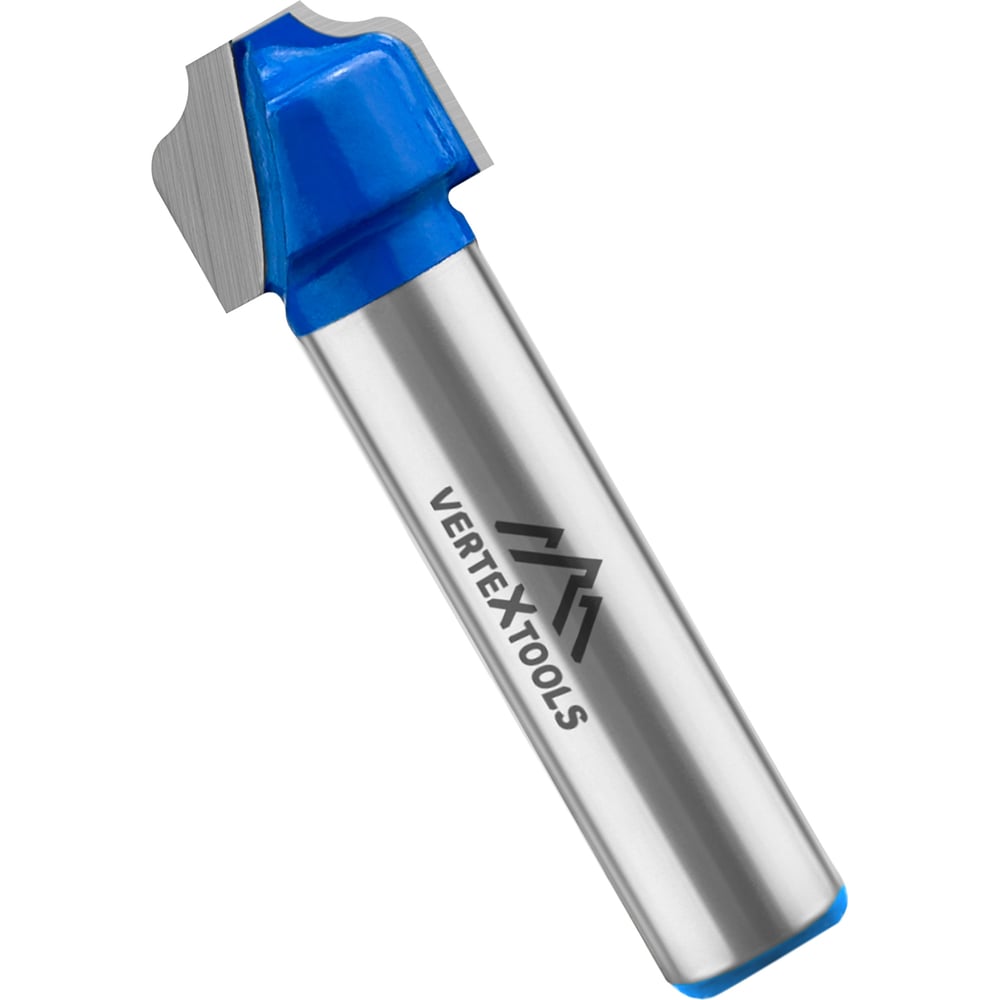 Изображение товара Фреза пазовая фасонная хв-к 8 мм, d-12 мм, h-10 мм, r-1.98 мм, l-41.5 мм vertextools 3507-081012