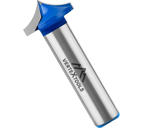 Изображение товара Фреза пазовая фасонная хв-к 8 мм, d-16 мм, h-8 мм, r-20 мм, l-43 мм vertextools 3509-080816