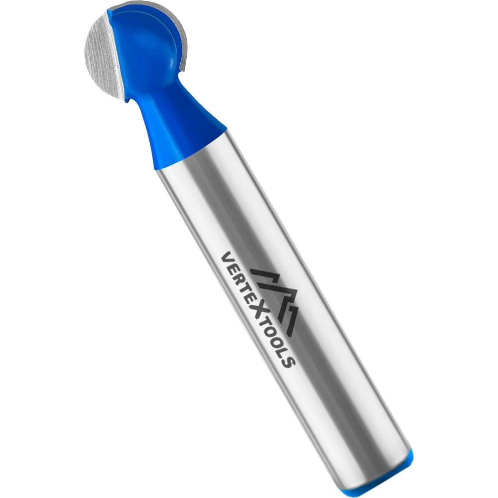 Изображение товара Фреза пазовая галтельная хв-к 8 мм D-10 мм H-9 мм R-5 мм L-60.4 мм Vertextools 3503-080910