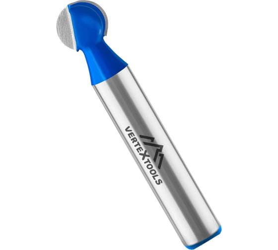 Изображение товара Фреза пазовая галтельная хв-к 8 мм, d-10 мм, h-9 мм, r-5 мм, l-60.4 мм vertextools 3503-080910