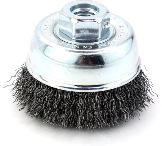 Изображение товара Щетка чашечная 75 мм, М14, ворс гофрированная сталь 0.30 мм, для УШМ OSBORN 613.162-6618