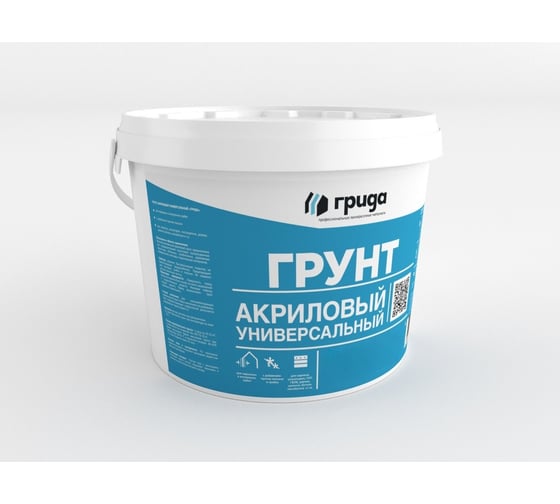 Изображение товара Универсальный укрепляющий грунт ГРИДА PRO, проникающий, 5 кг, ведро 4124