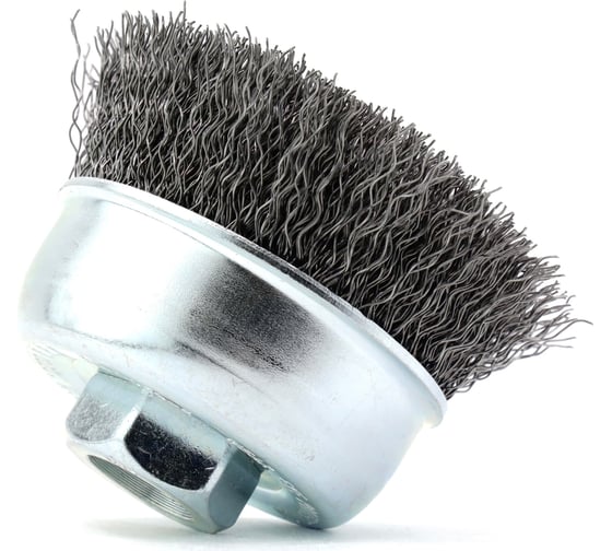 Изображение товара Щетка чашечная 60 мм, М14, ворс гофрированная сталь 0.30 мм, для УШМ OSBORN 613.161-6618