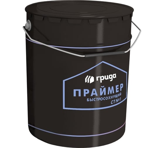 Изображение товара Битумный праймер ГРИДА СТ, быстросохнущий, 10 кг НФ-00000256