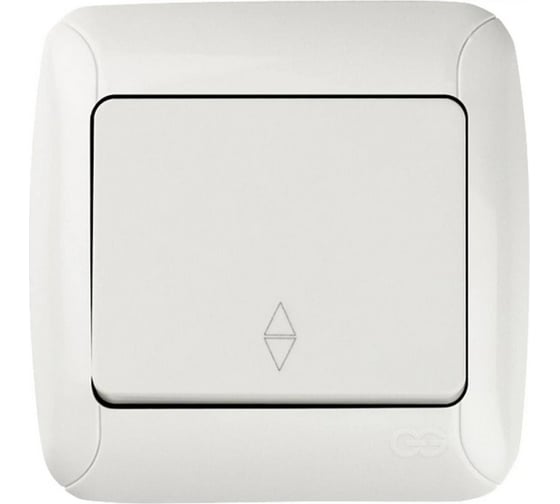 Изображение товара 1-клавишный переключатель GUNSAN Fantasy белый 16231100-161107